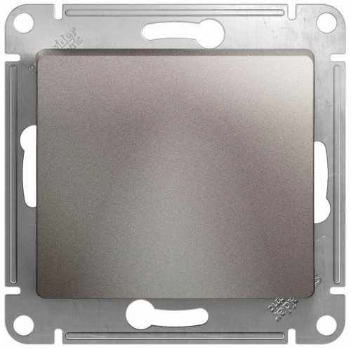 Вывод кабеля без рамки Systeme Electric Glossa платина картинка